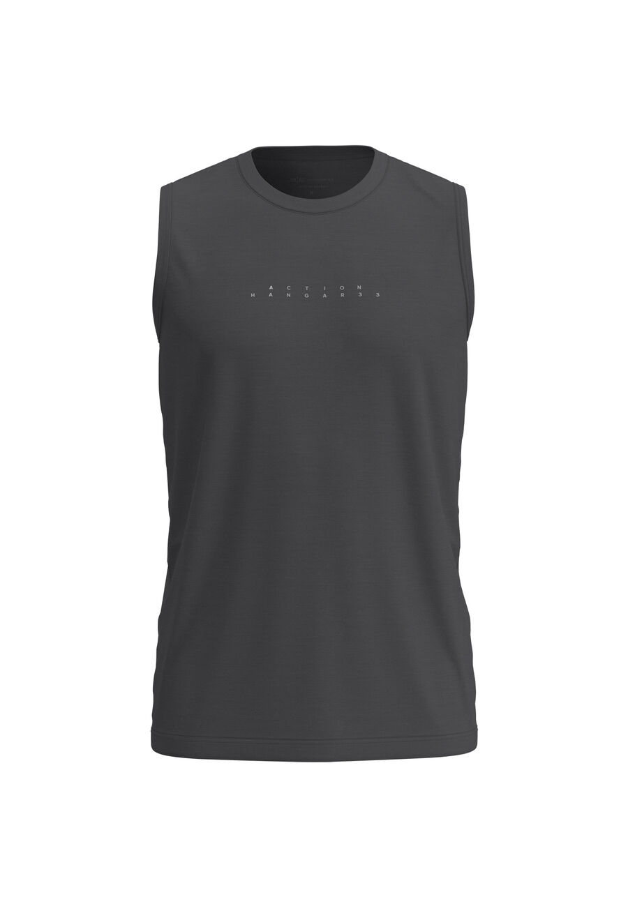 Regata Masculina Com Estampa Localizada, CINZA NOTI. Regata Masculina Com Estampa Localizada, CINZA NOTI, large.