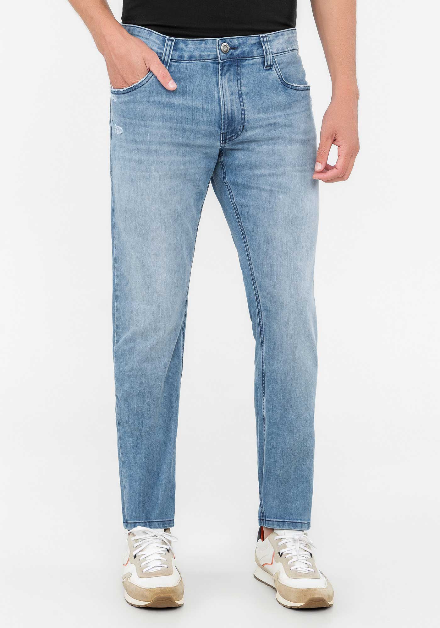 Calça estonada masculina clearance