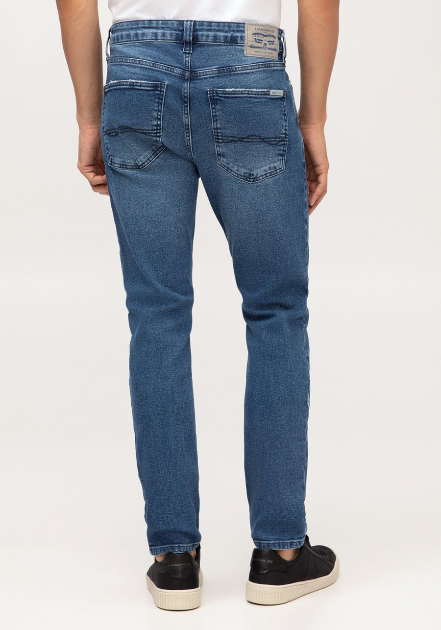 Calça Jeans Masculina Skinny com Elasticidade, JEANS. Calça Jeans Masculina Skinny com Elasticidade, JEANS, large.