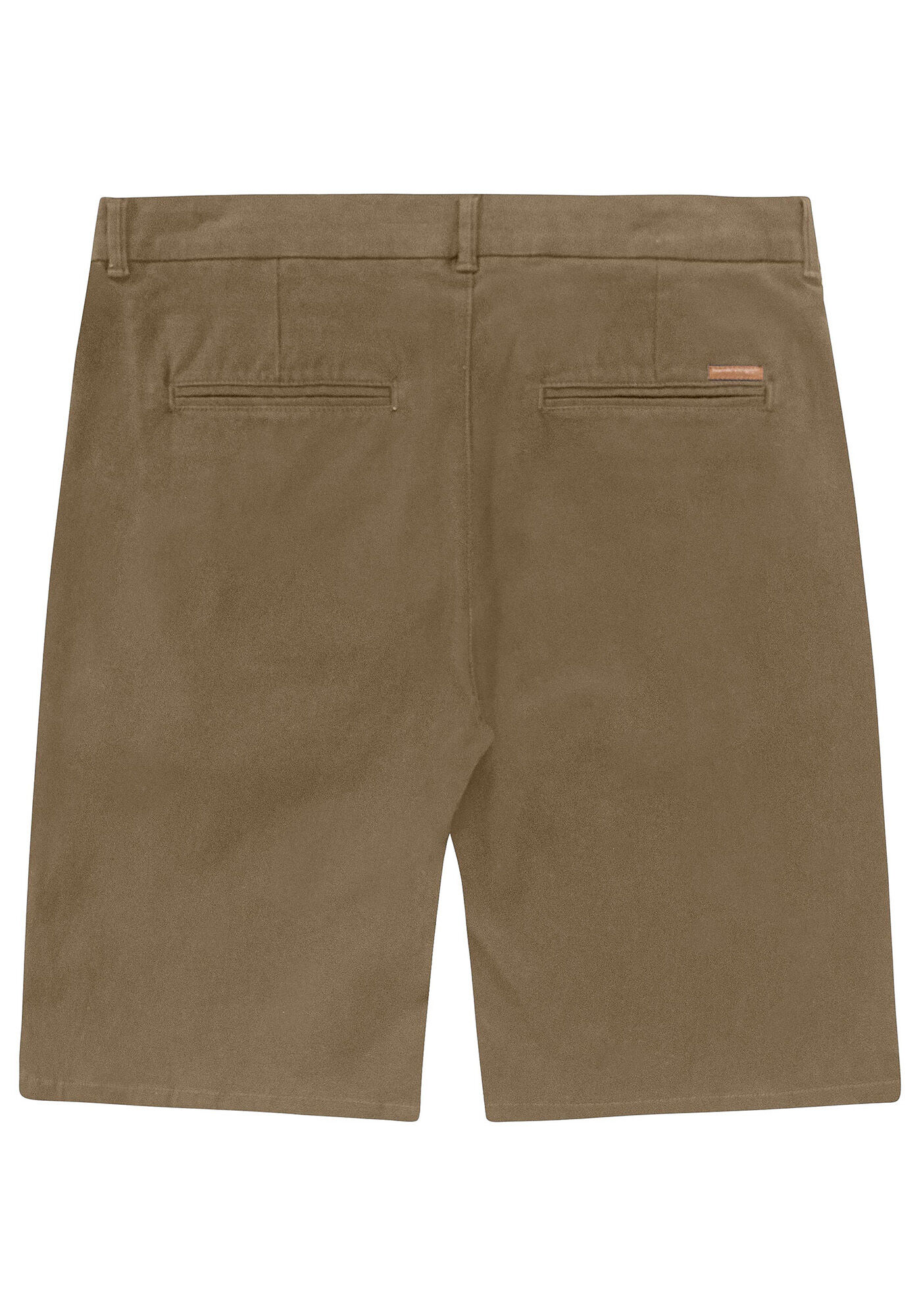 Bermuda Chino Masculina Reta, CAQUI, large.