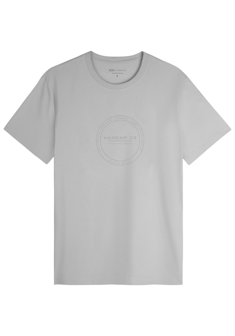 Camiseta Manga Curta Masculina Tal Pai Tal Filho, CINZA FOG. Camiseta Manga Curta Masculina Tal Pai Tal Filho, CINZA FOG, large.