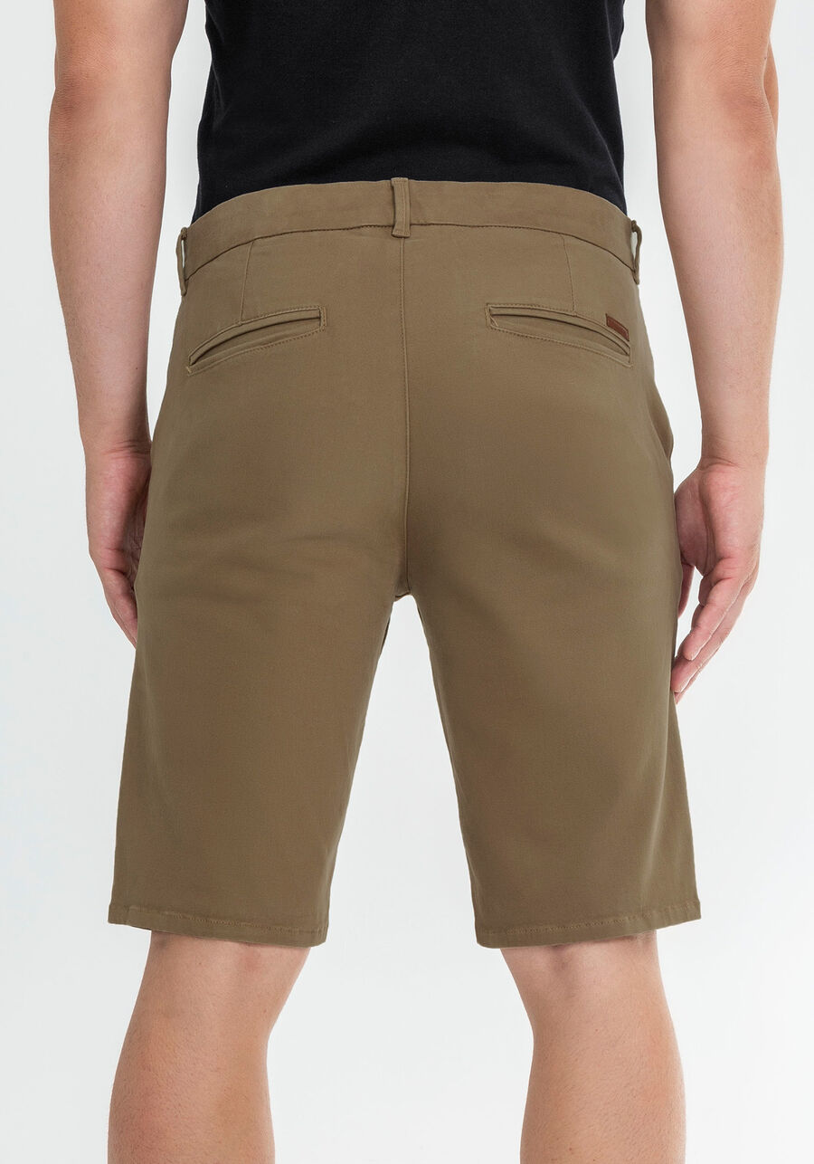 Bermuda Chino Masculina Reta, CAQUI. Bermuda Chino Masculina Reta, CAQUI, large.