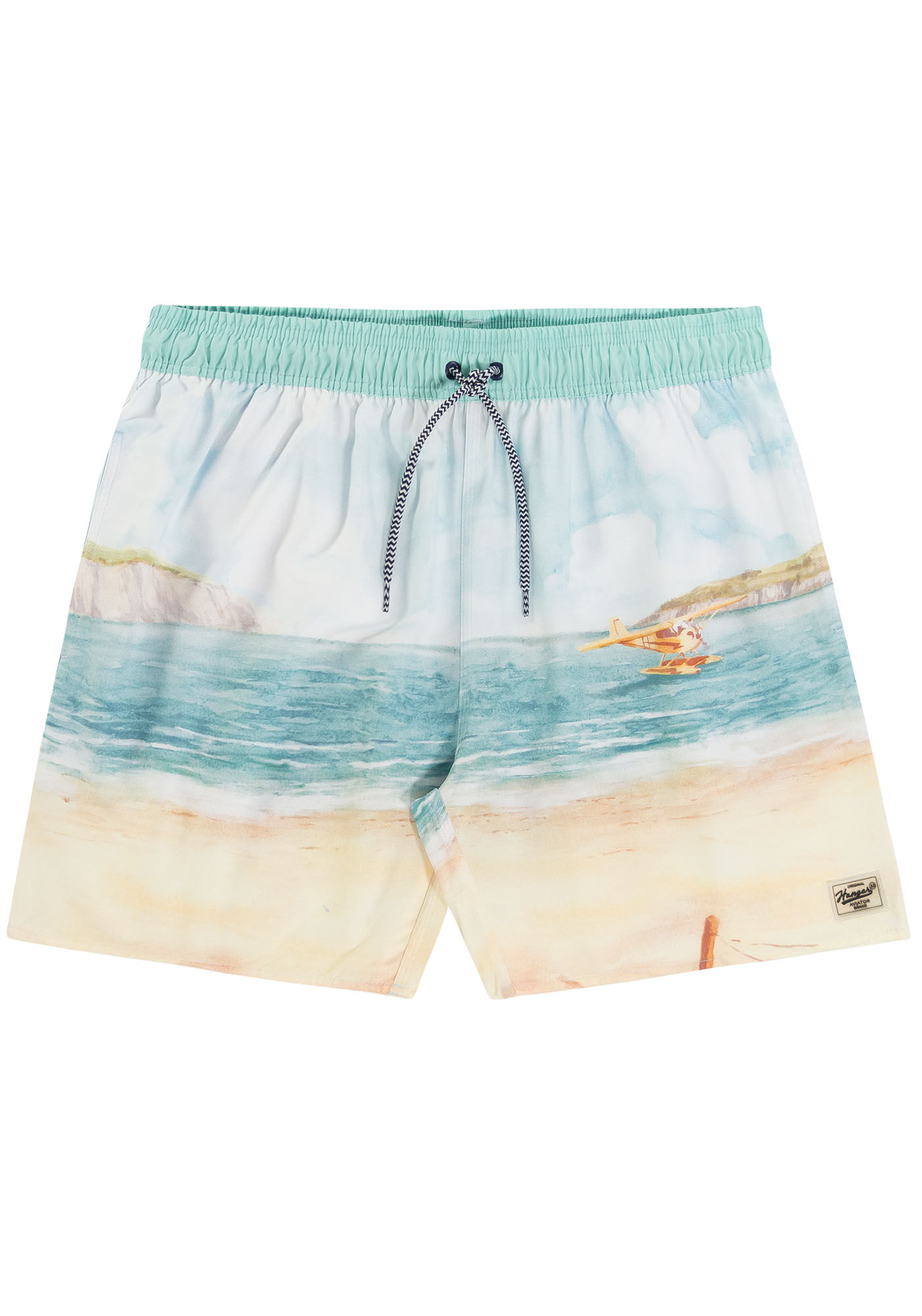 Shorts Masculino Estampado Tal Pai Tal Filho, AZUL EXPRIM, large.