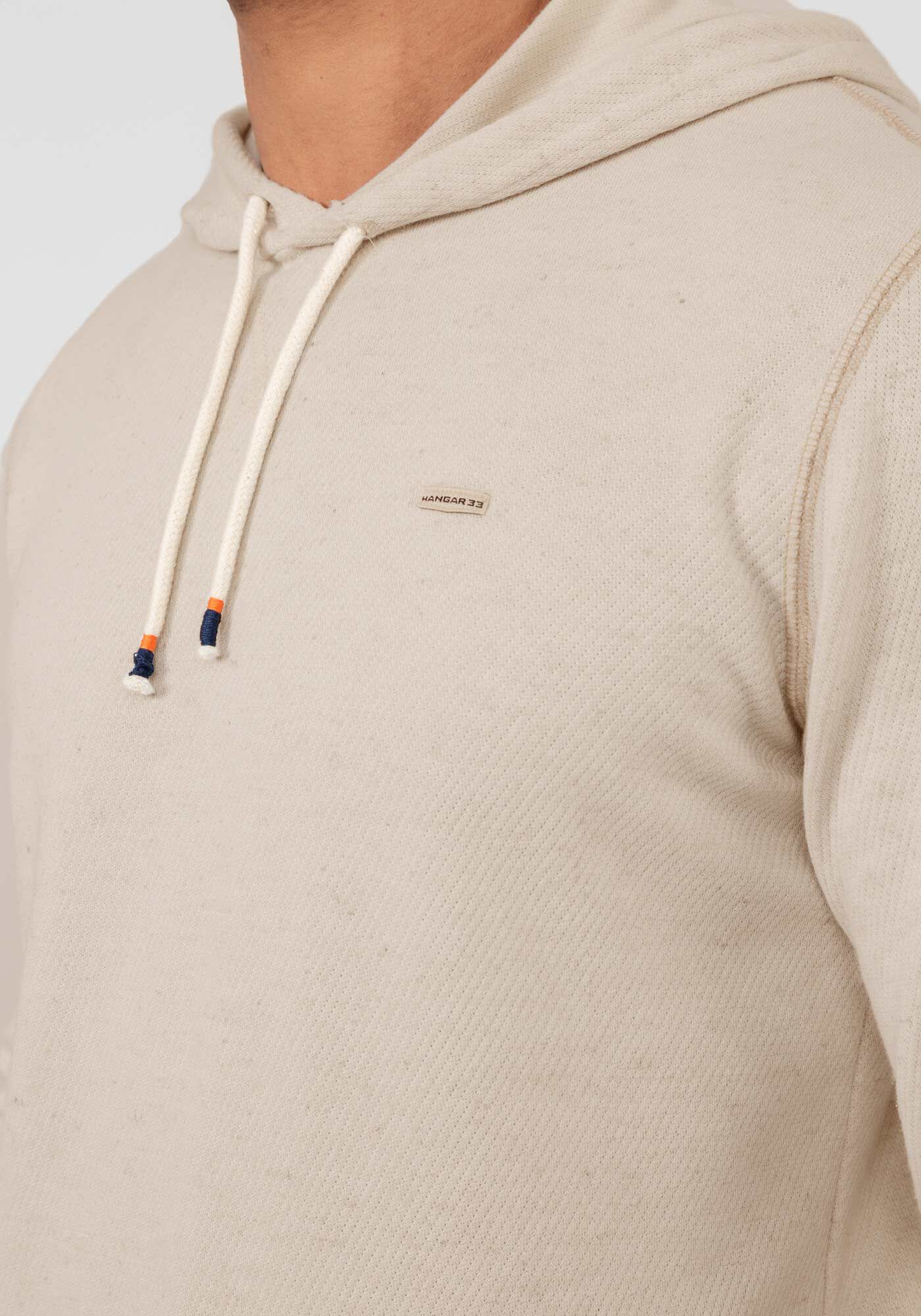 Blus o Masculino em Moletom Linho com Capuz Hangar 33