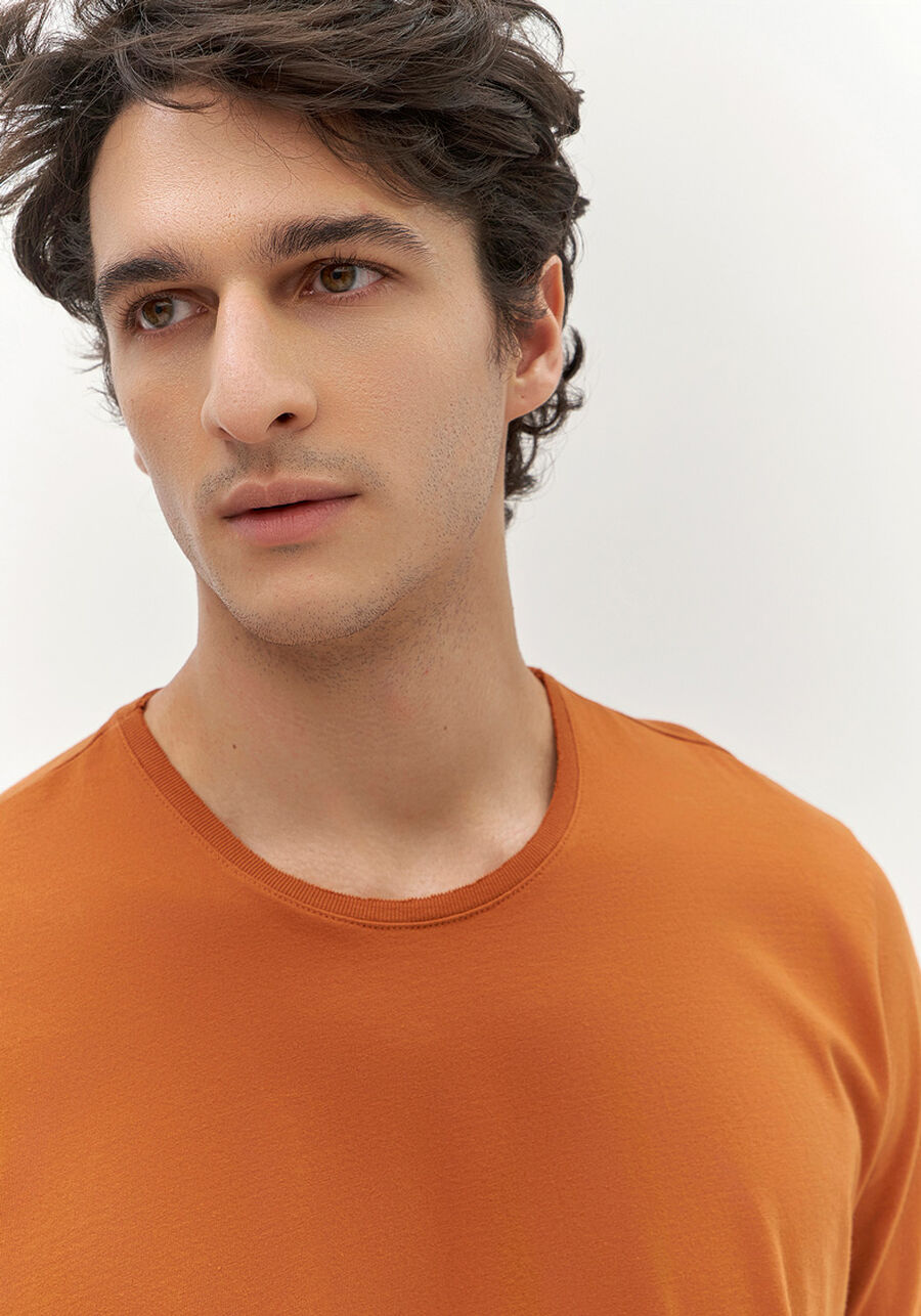 Camiseta Masculina Color Tal Pai Tal Filho, MARROM CUMARU. Camiseta Masculina Color Tal Pai Tal Filho, MARROM CUMARU, large.