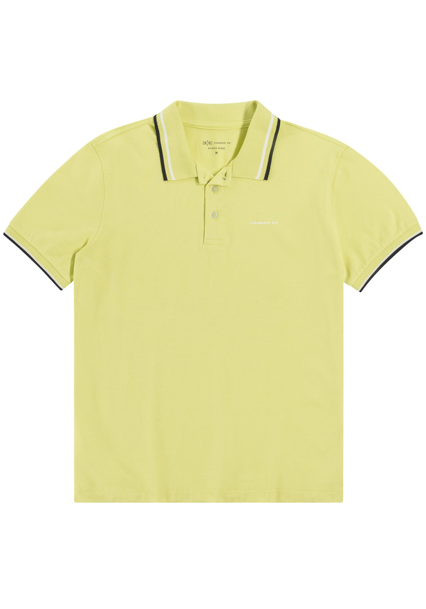 Camisa Polo Masculina em Malha Piquet Comfort, AMARELO VERSO, large.