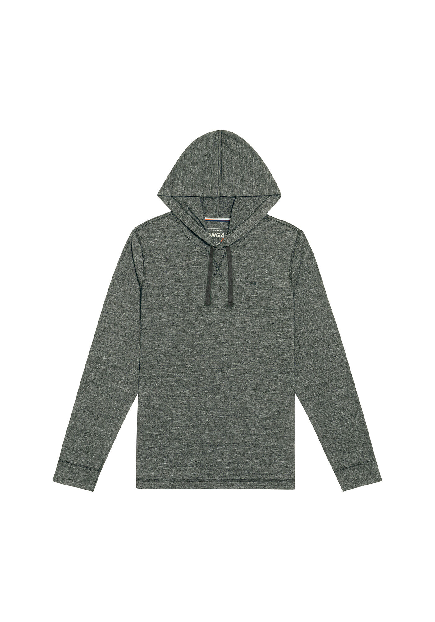 Camiseta Manga Longa Capuz, VERDE FURIA, large.