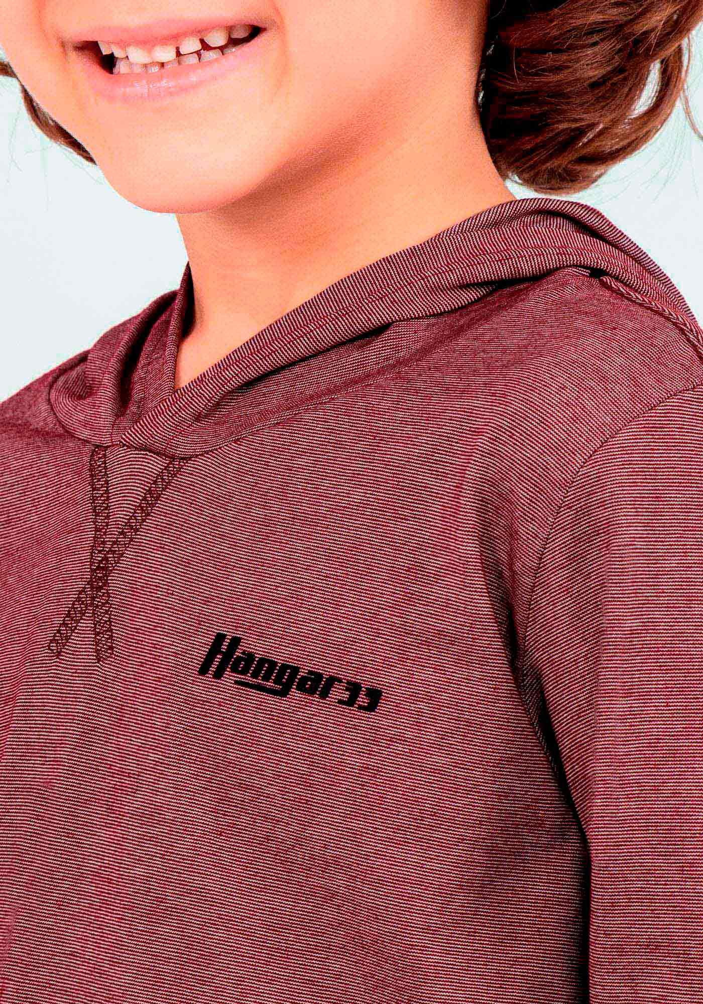 Camiseta Manga Longa com Capuz Tal Pai Tal Filho Infantil, BORDO WITCH, large.