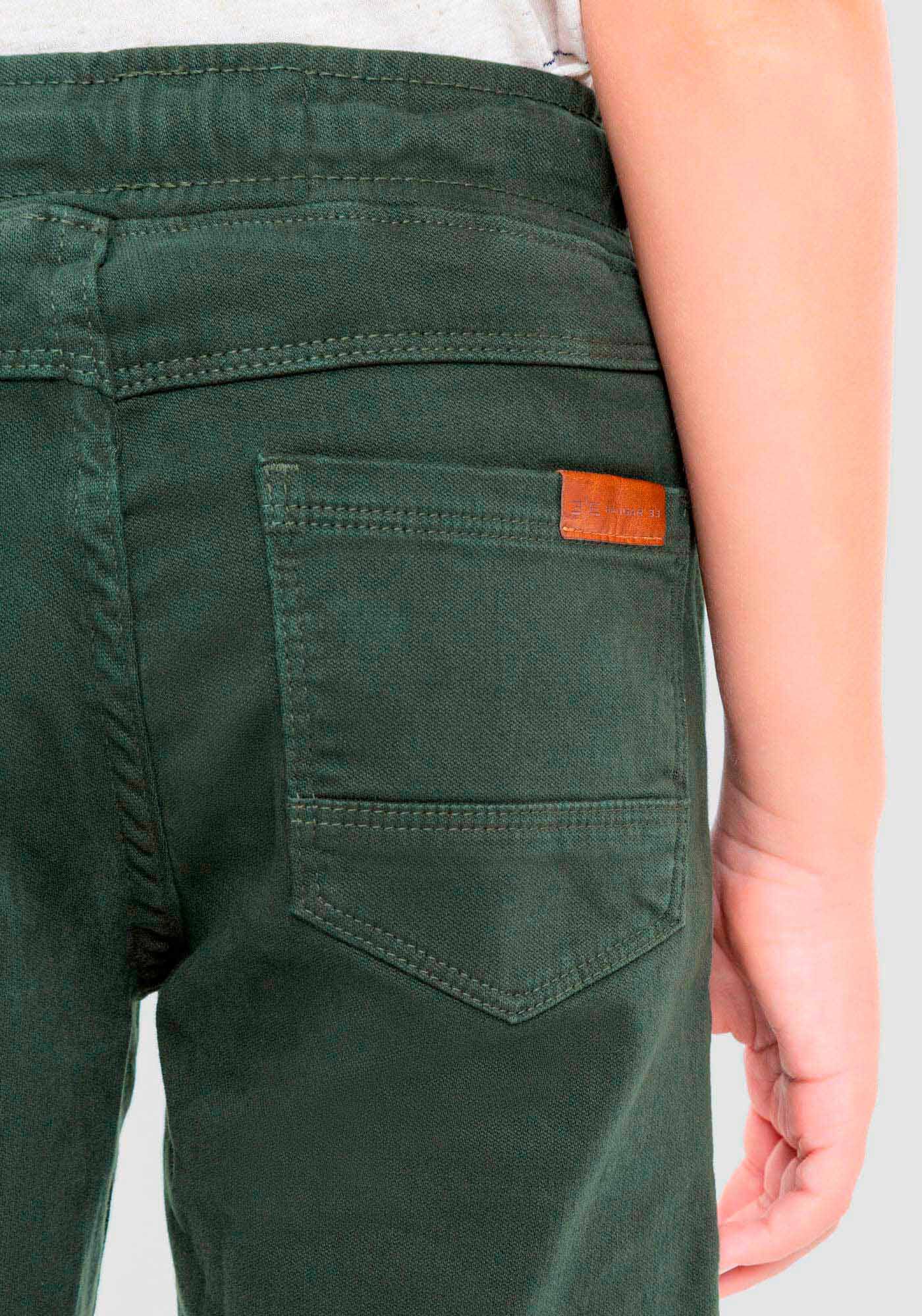 Cal&ccedil;a Sarja Infantil Menino Jogging com Elastano, VERDE FURIA, large.