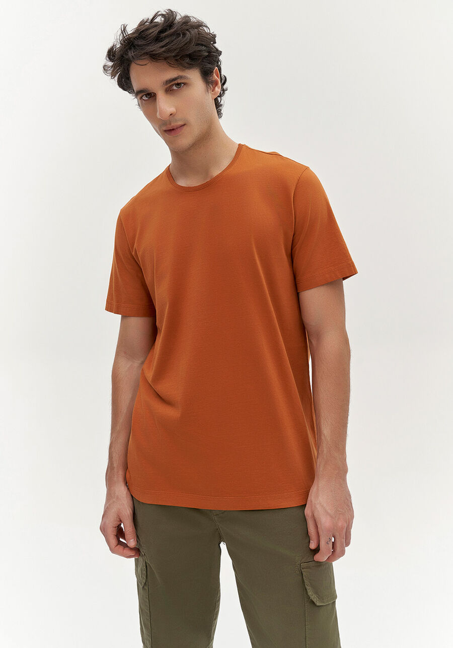 Camiseta Masculina Color Tal Pai Tal Filho, MARROM CUMARU. Camiseta Masculina Color Tal Pai Tal Filho, MARROM CUMARU, large.