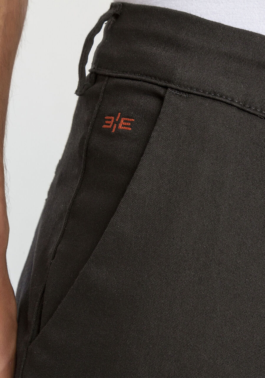 Calça Sarja Masculina Skinny Chino Não Desbota, PRETO REATIVO. Calça Sarja Masculina Skinny Chino Não Desbota, PRETO REATIVO, large.