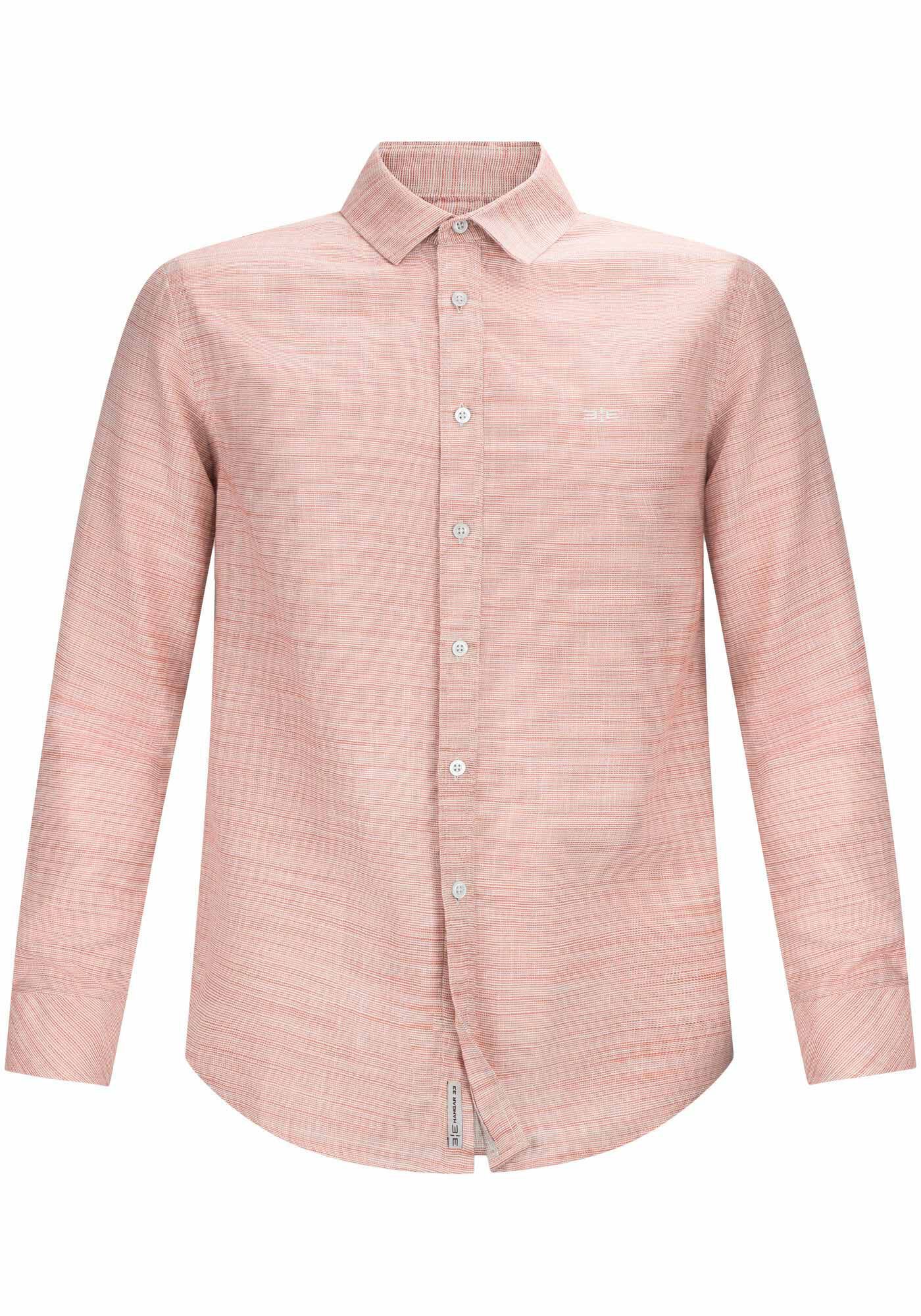 Camisa Masculina Slim Fit em Tecido Flam&ecirc; Org&acirc;nico, SALMAO ALESAN, large.