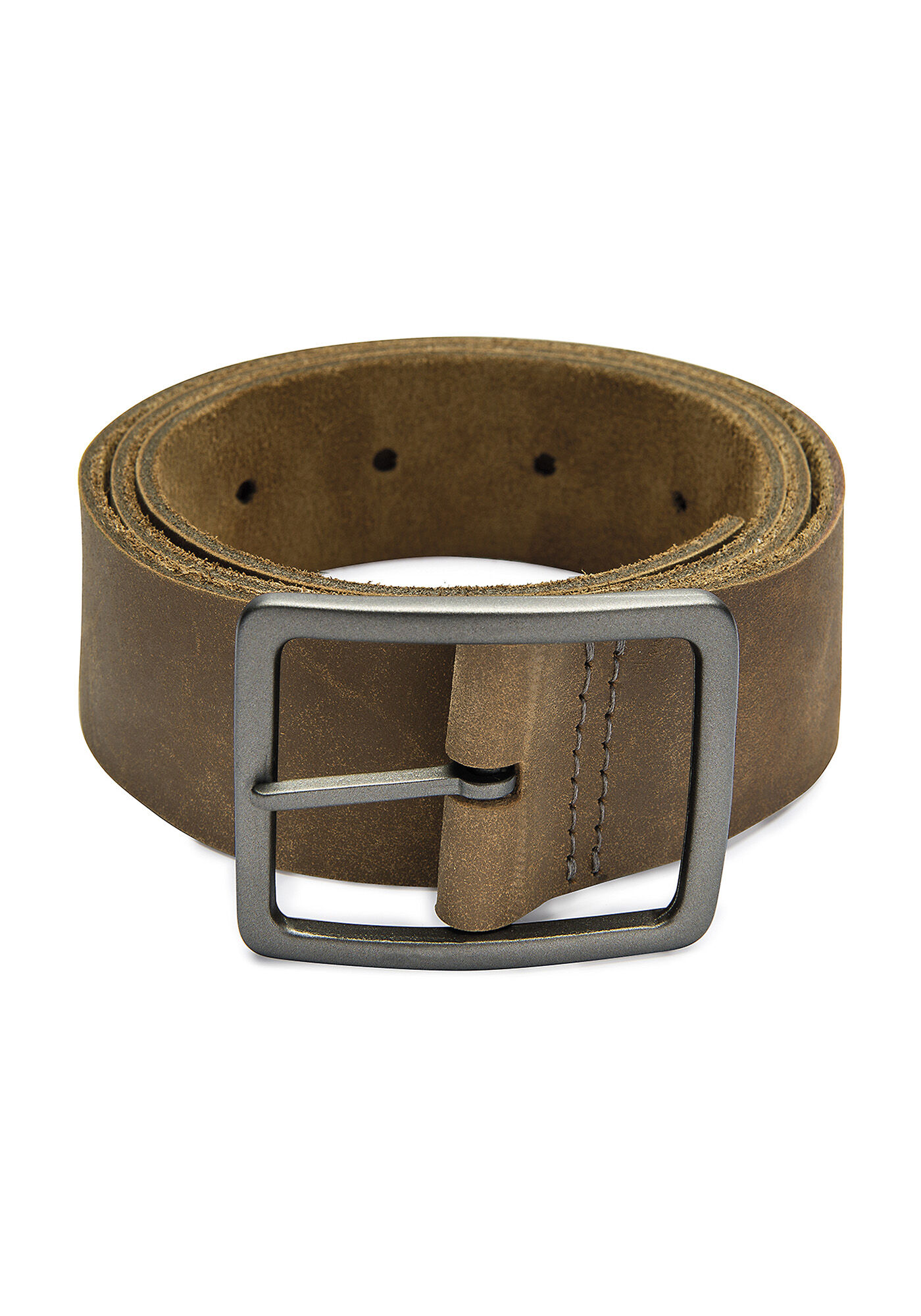 Cinto De Couro Masculino Com Fivela, MARROM SMOKE, large.