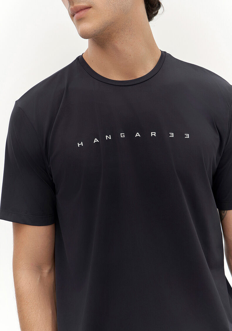 Camiseta Masculina Tech Skin com Estampa Refletiva, PRETO REATIVO, large.