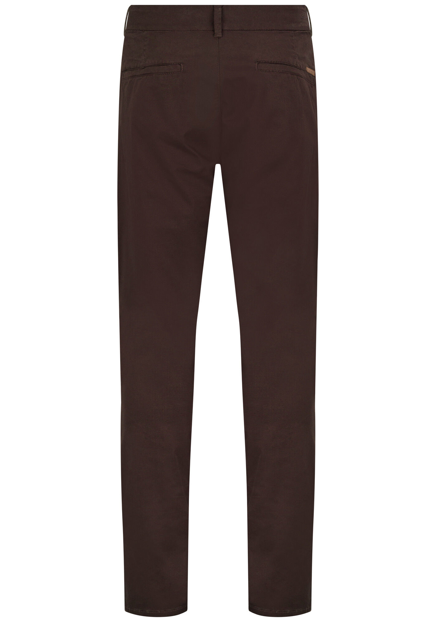 Cal&ccedil;a Slim Turbofan Chino Em Sarja Com Elastano, MARROM EGGPLANT, large.