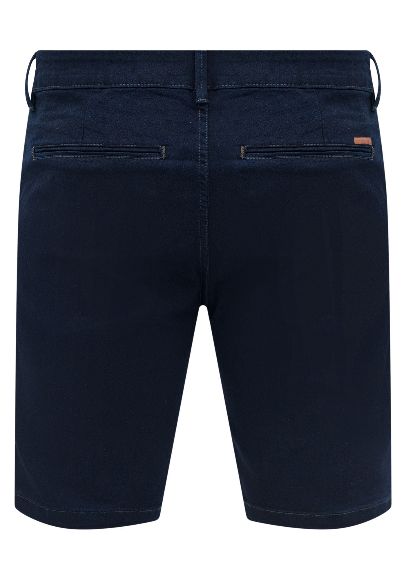 Bermuda Reta Radial Em Jeans Amaciado, JEANS ESCURO, large.