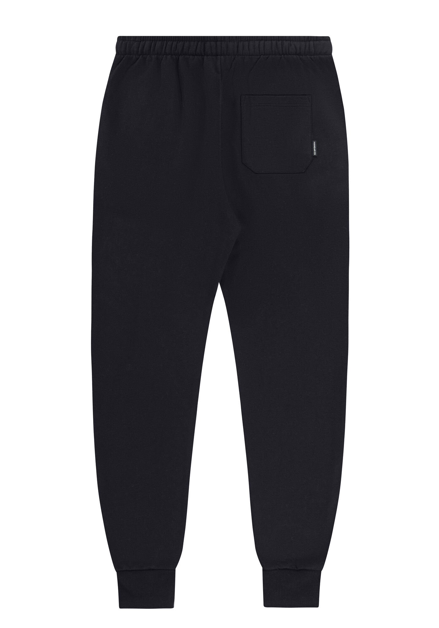 Cal&ccedil;a Em Moletom Felpado Com Cadar&ccedil;o E Bolsos Funcionais, PRETO REATIVO, large.