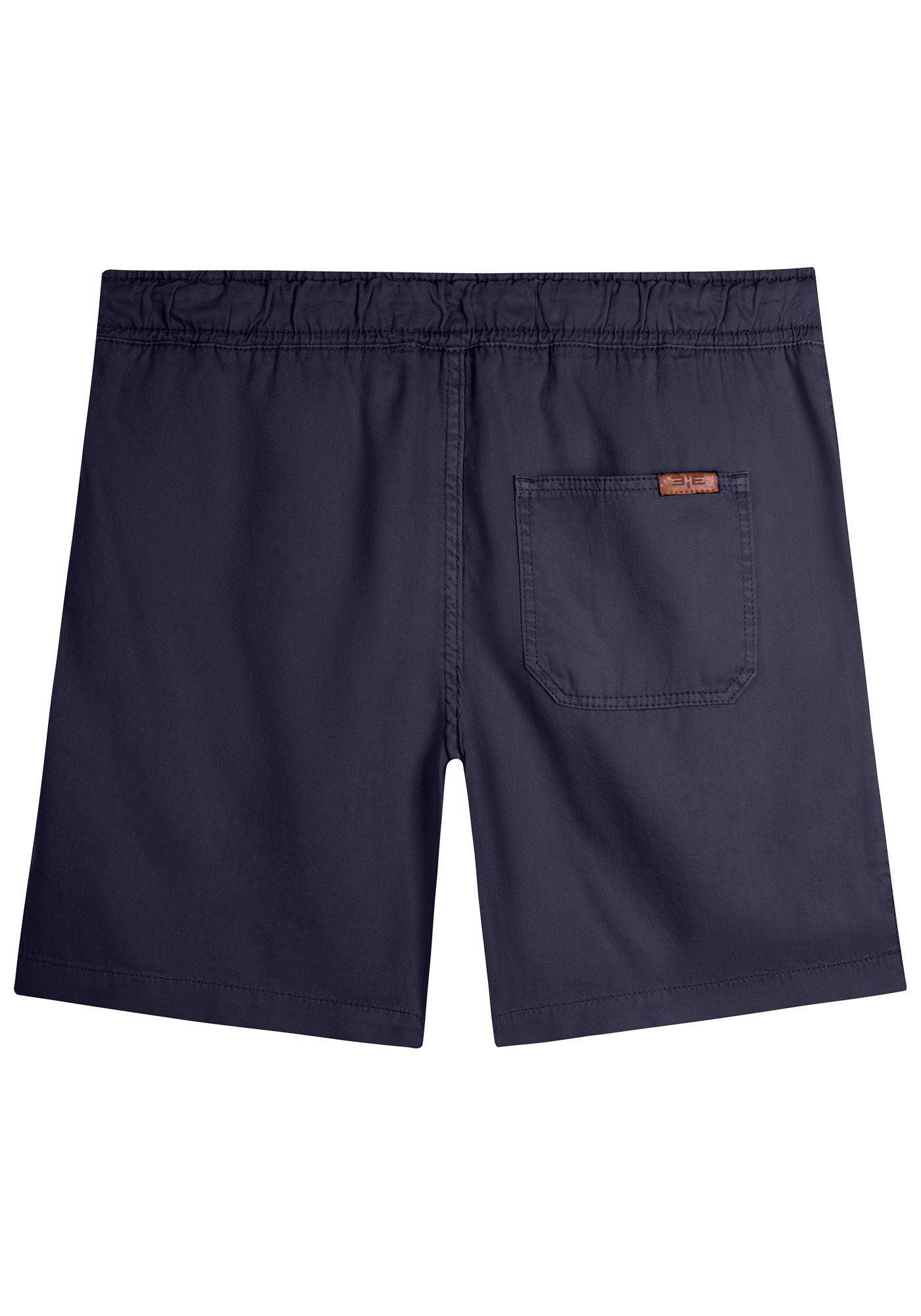 Shorts Jogging Com Bolsos Em Sarja Estonada, MARINHO ACTION, large.