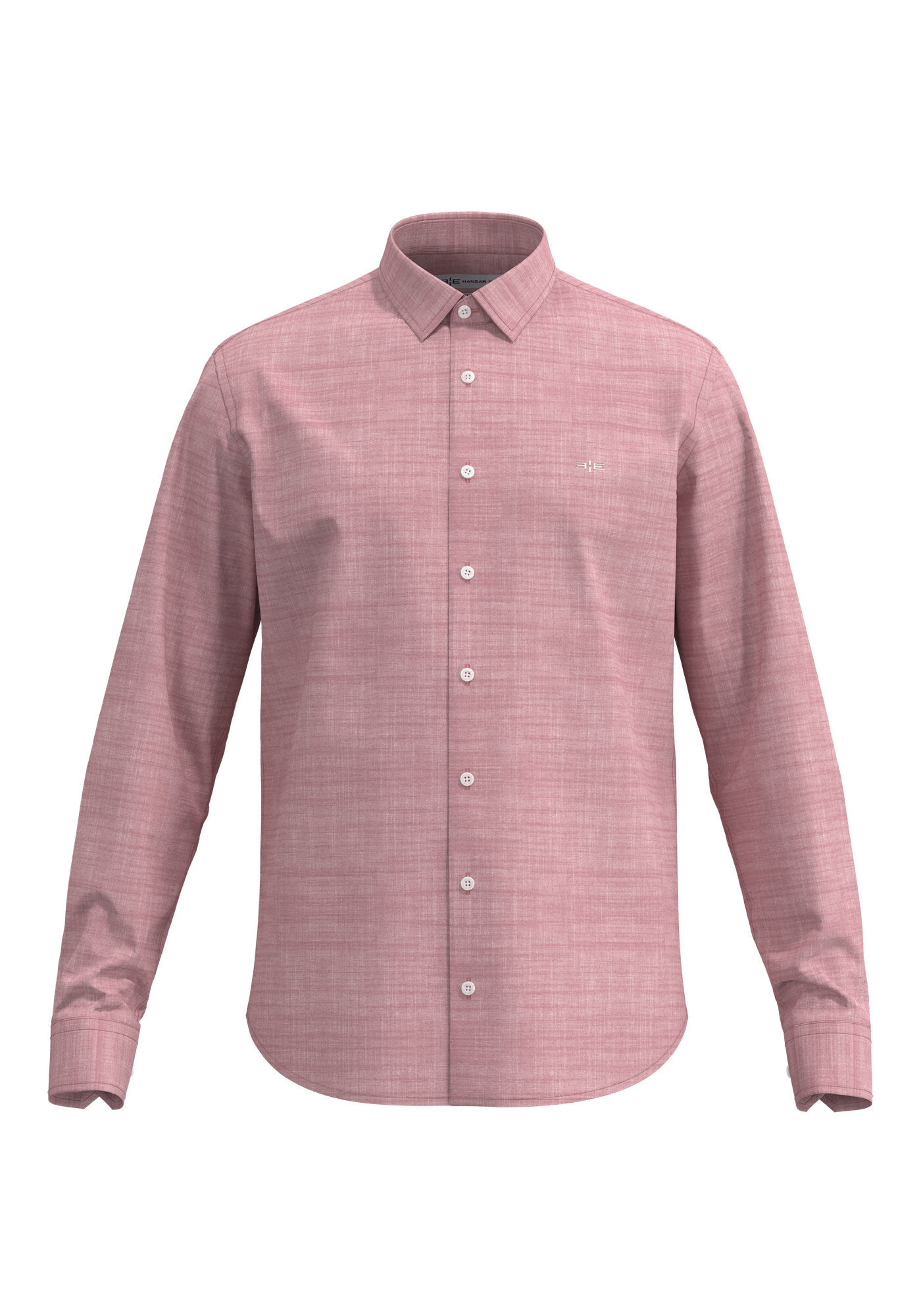 Camisa De Mangas Longas Slim Fit Em Algod&atilde;o Leve, BORDO WITCH, large.