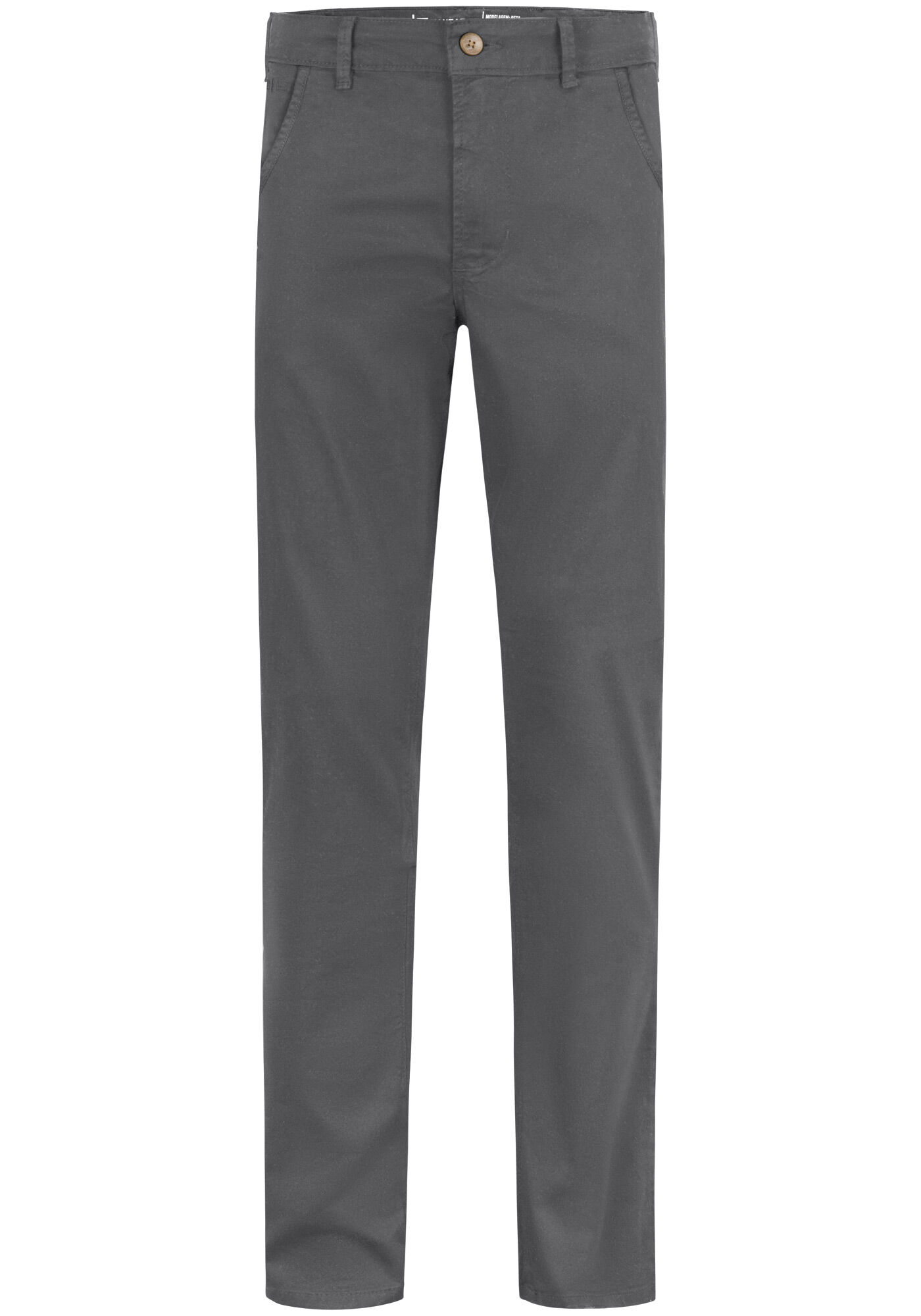 Cal&ccedil;a Reta Radial Em Sarja De Alfaiataria Com Elastano, CINZA NIGHTCALL, large.