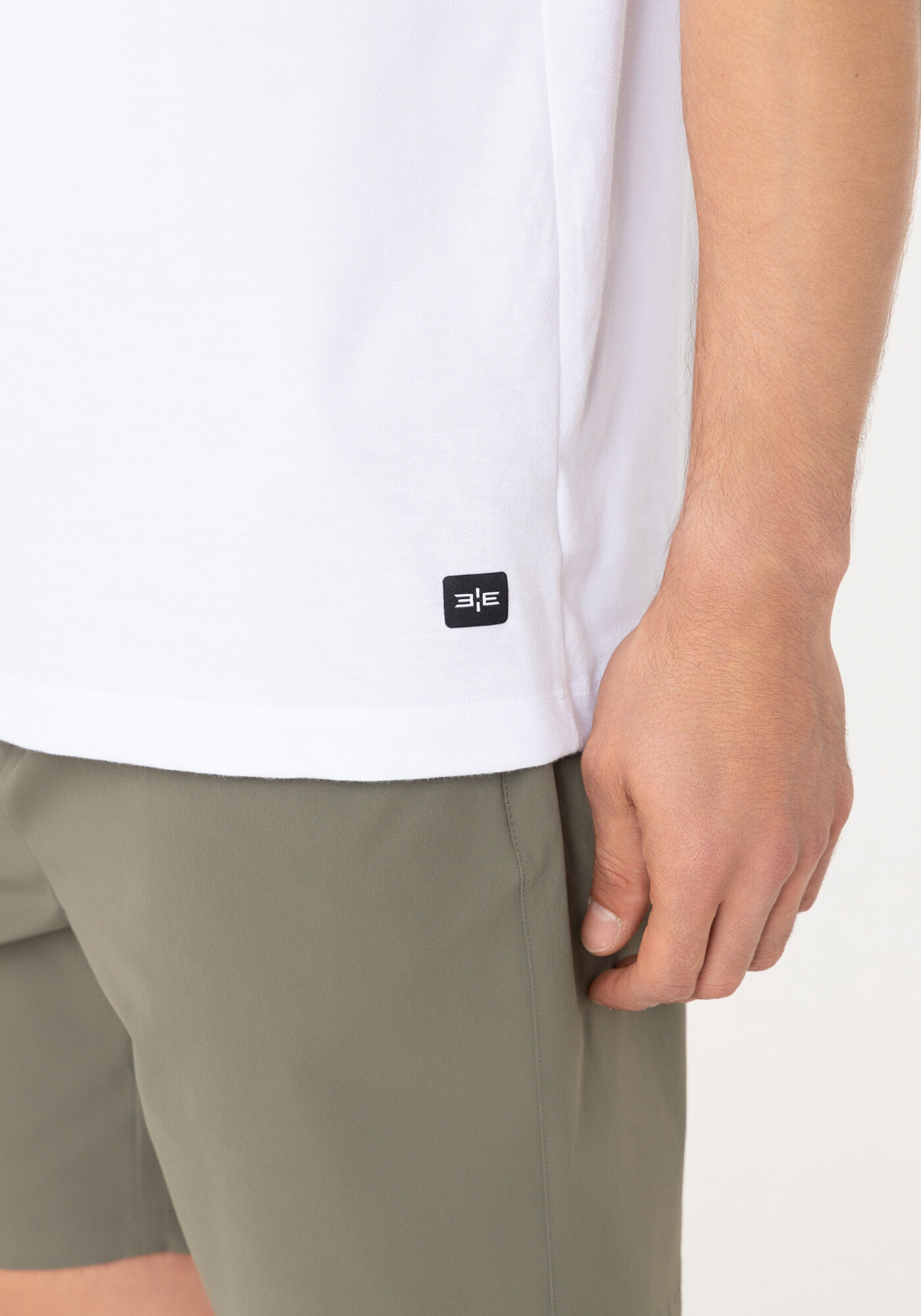 Camiseta Oversized De Mangas Curtas Com Estampa Posterior, BRANCO, large.