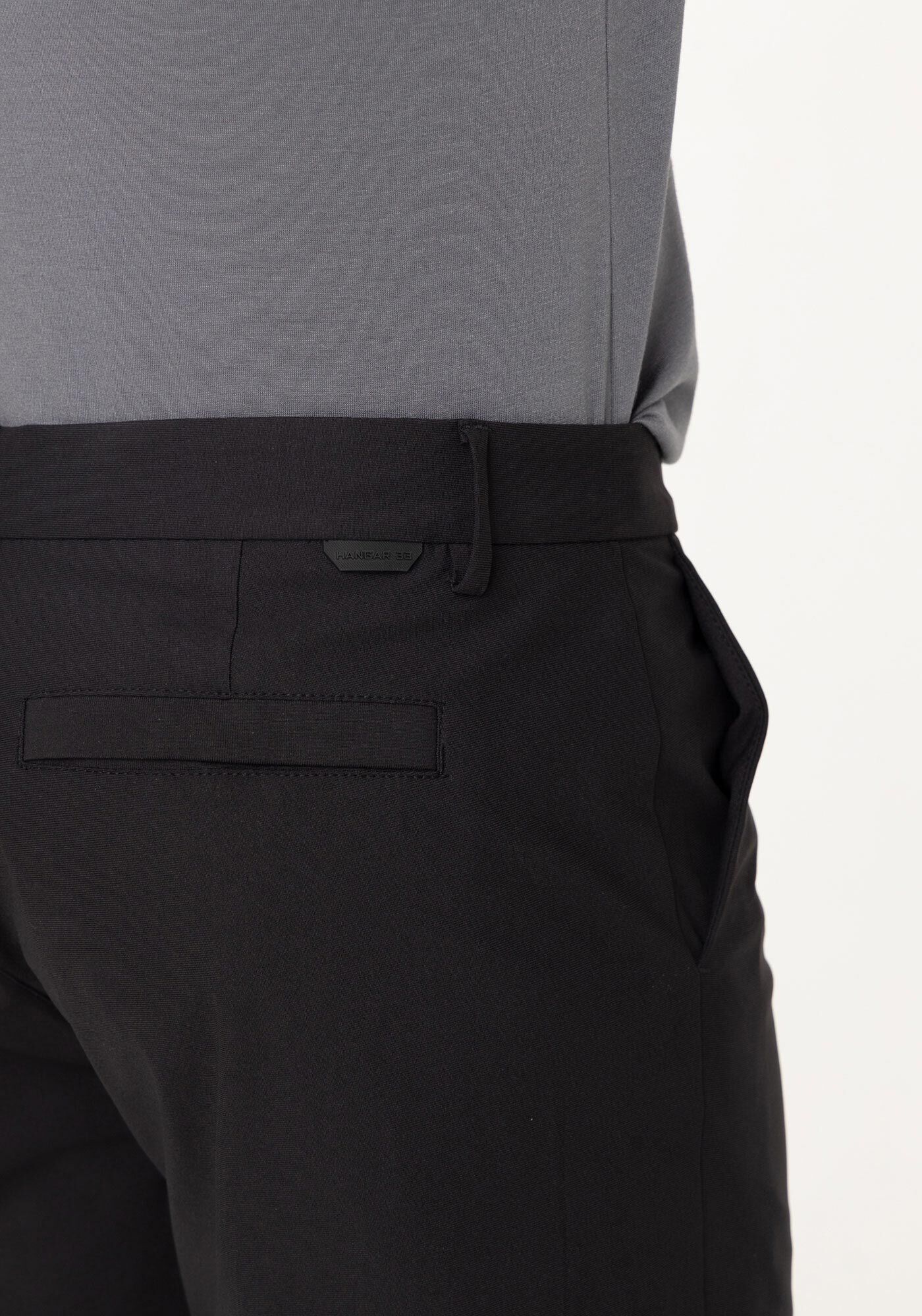 Bermuda Com Passantes E Bolsos Funcionais, PRETO REATIVO, large.