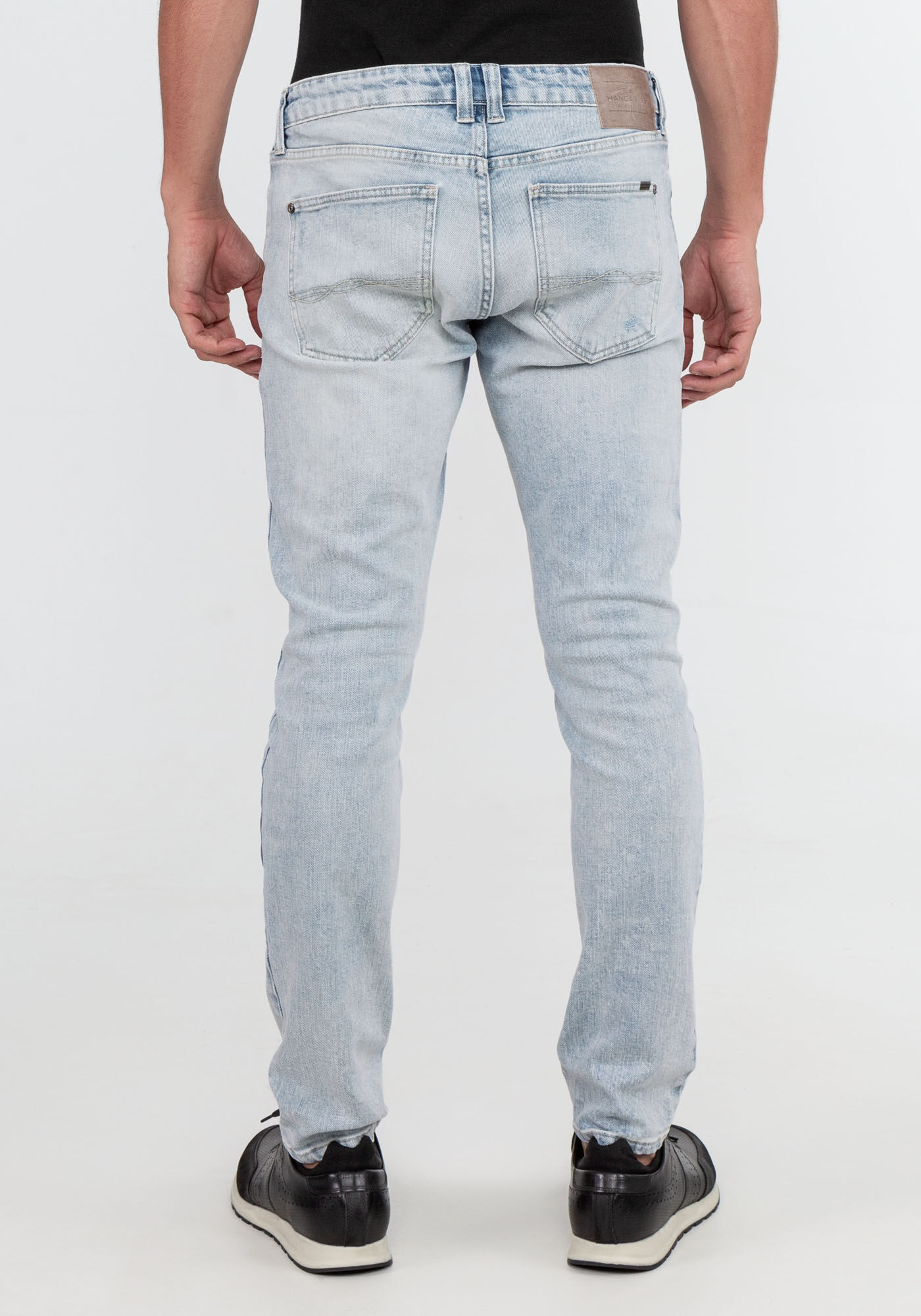 Calça jeans masculina sales skin