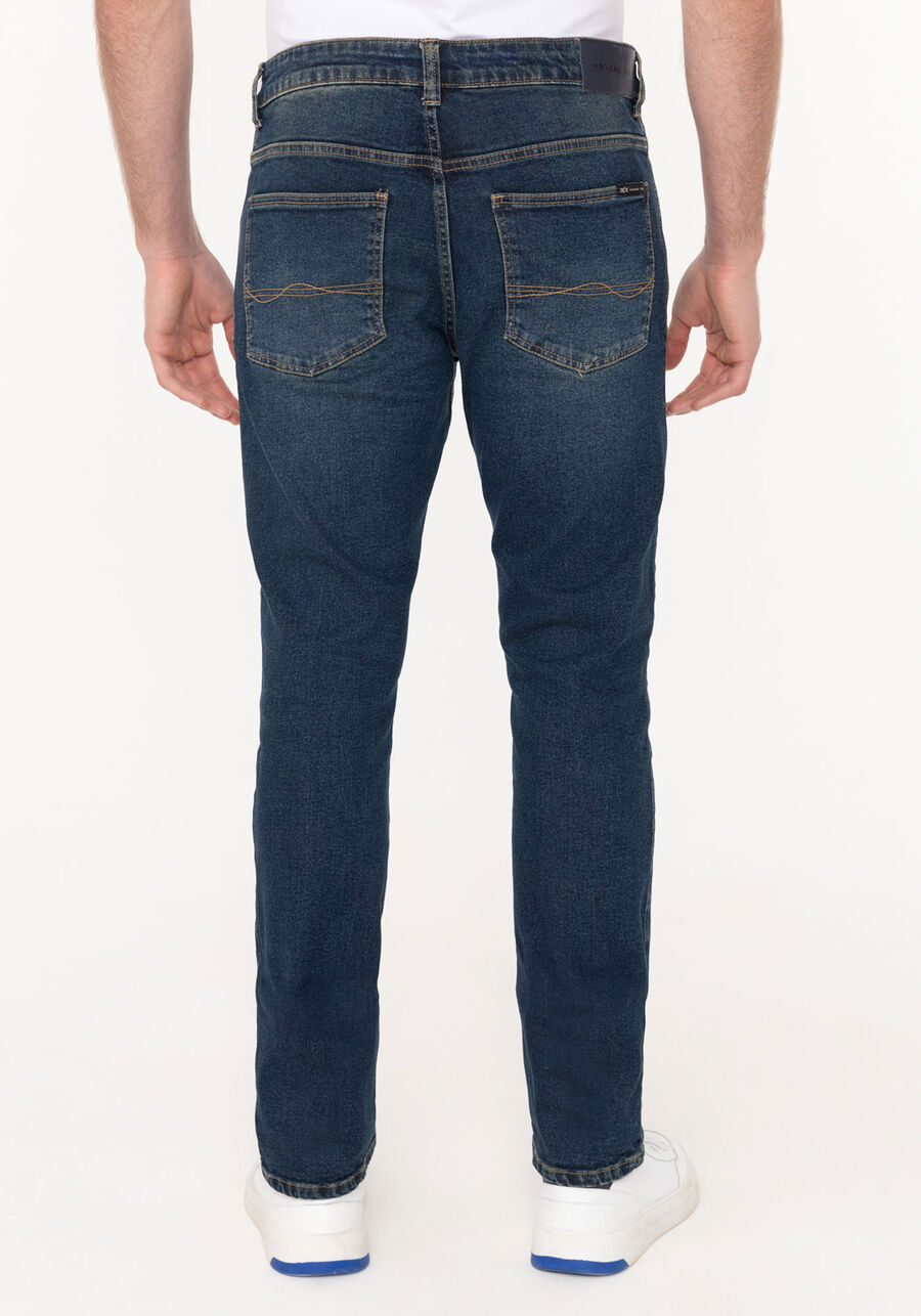 Calça Jeans Com Elastano Masculina Slim Turbofan, JEANS. Calça Jeans Com Elastano Masculina Slim Turbofan, JEANS, large.