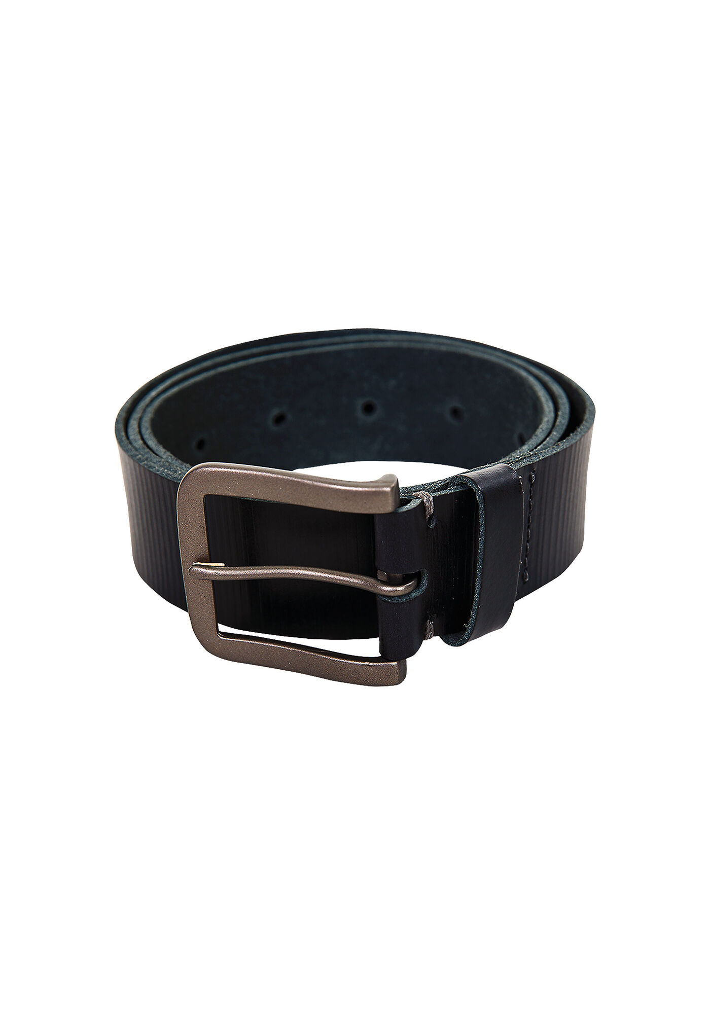 Cinto em Couro Fivela Quadrada, PRETO REATIVO, large.