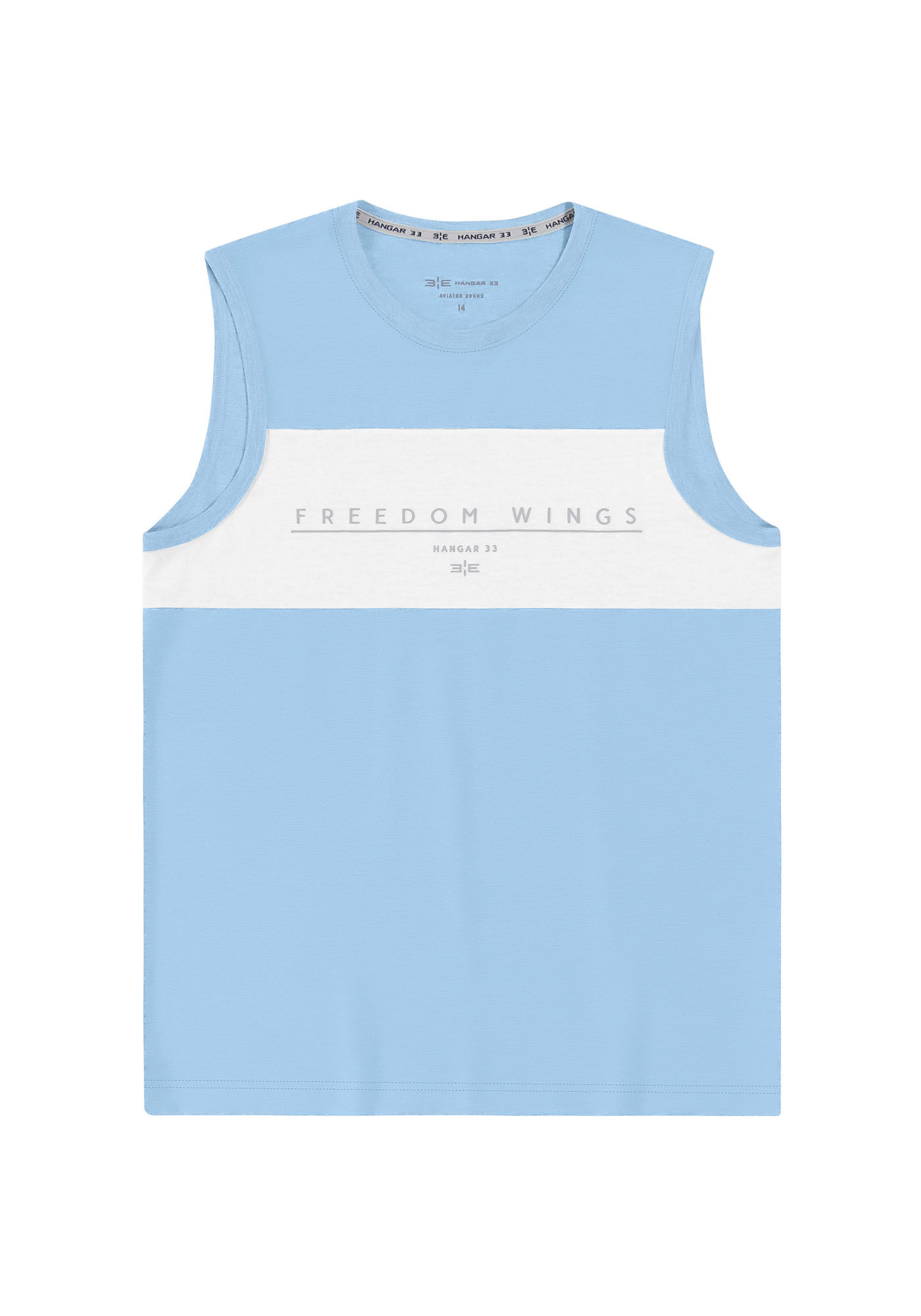 Regata Juvenil Masculina em Malha Estampada, , large.