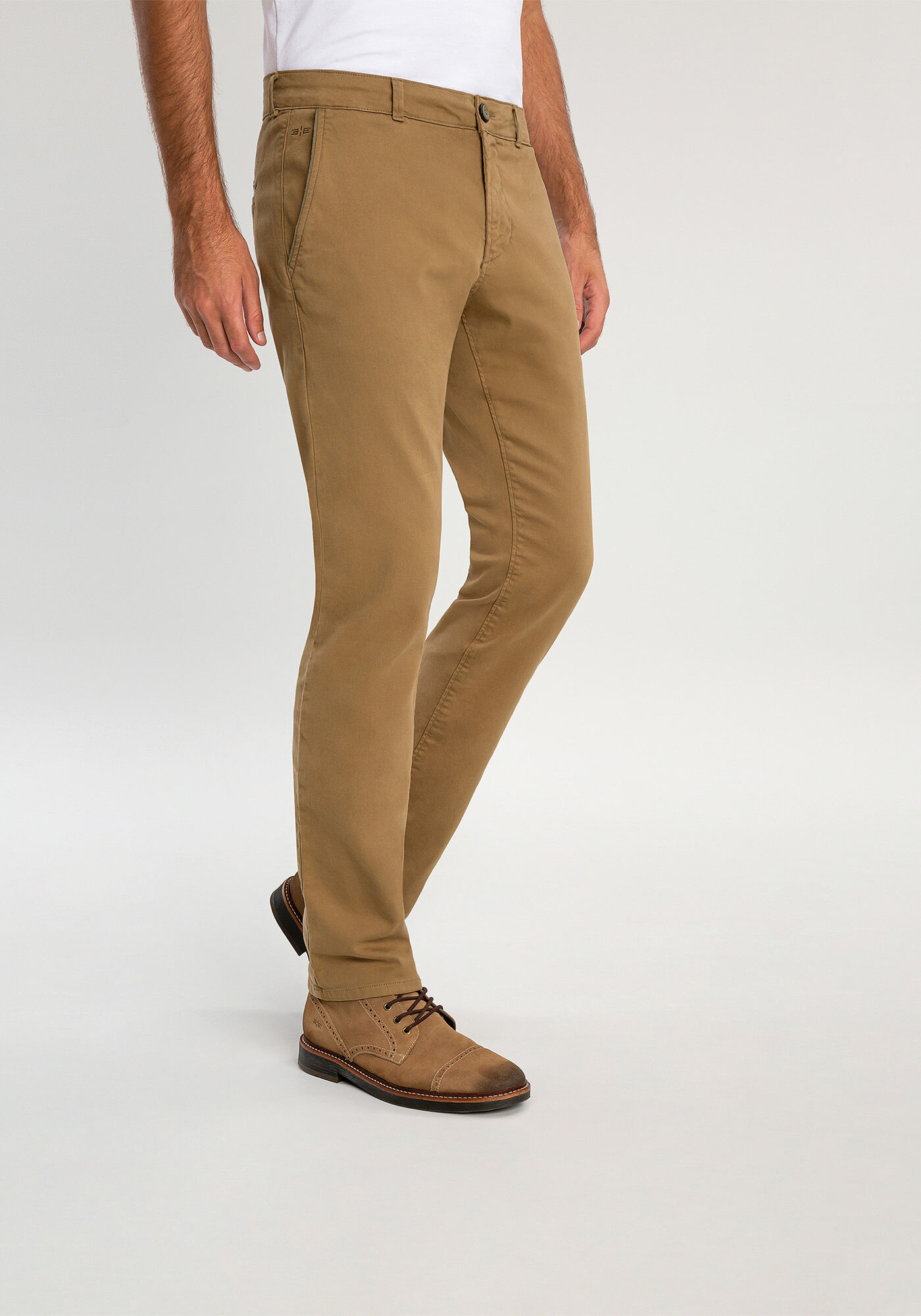 Calça best sale sarja caqui