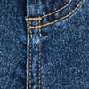 Bermuda Jeans Reta Radial com Bordado, JEANS, swatch.