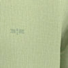 Camisa Slim Fit Em Tecido De Algodão Com Linho, VERDE IOIO, swatch.