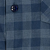 Camisa Manga Longa Slim Fit em Tricoline Stretch, AZUL, swatch.