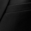 Blazer Slim Com Lapelas Em Malha, PRETO REATIVO, swatch.