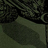 Camiseta Masculina em Malha Leve Estampada, VERDE HEIR, swatch.