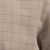 Camisa Slim Fit De Mangas Curtas Em Tecido De Algodão, BEGE GINGER, swatch.