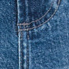 Bermuda Jeans Reta Radial com Puídos, JEANS, swatch.